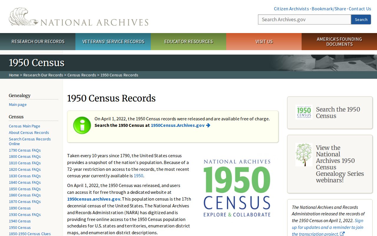 Klamath Falls previous residents research using the National Archives 1950 Census